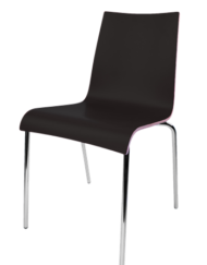 schwarzer Stuhl